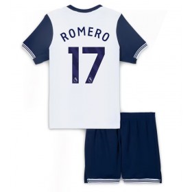 Dětské fotbalový komplet Tottenham Hotspur Cristian Romero #17 Domácí košile 2024-25 Krátkým Rukávem